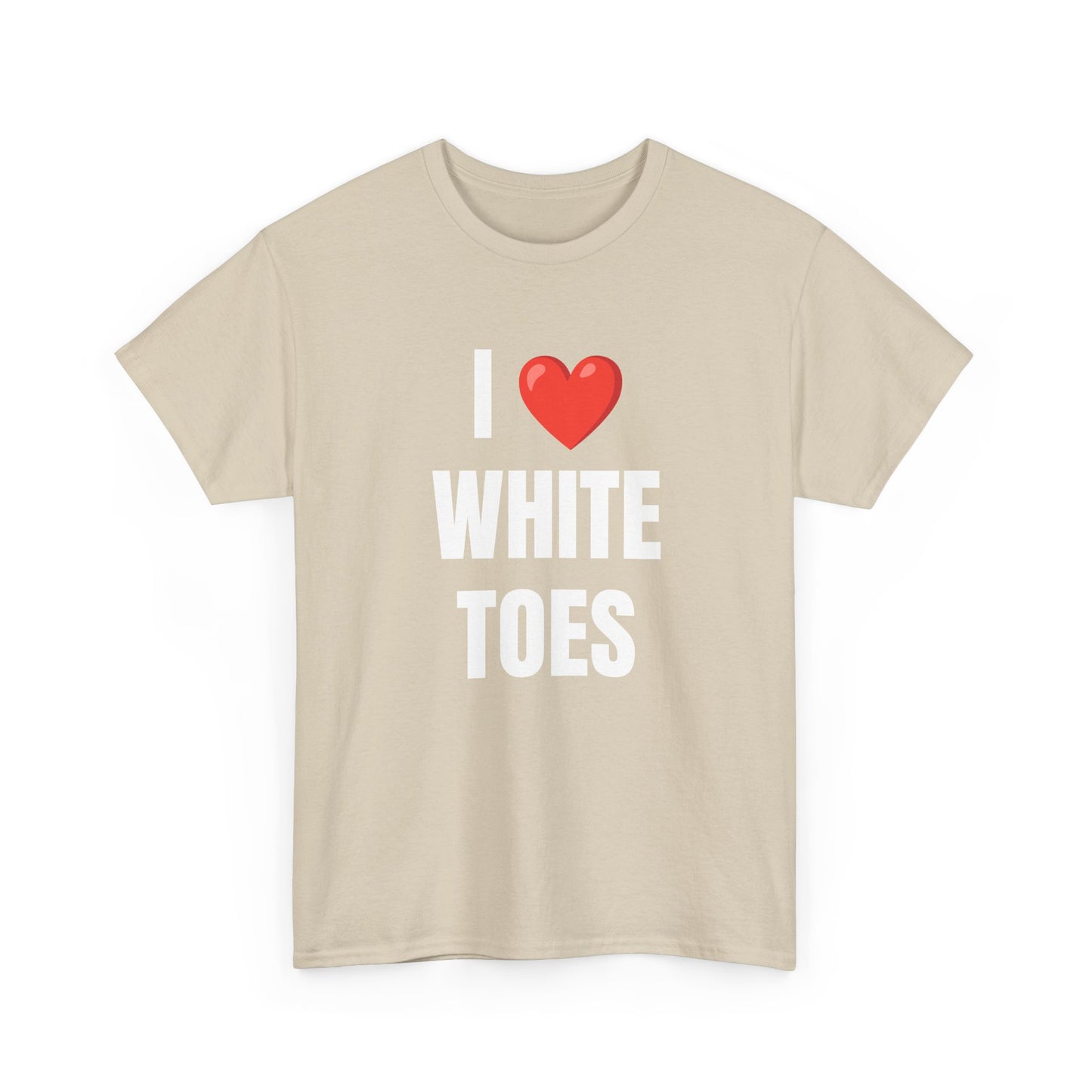 I White Toes Unisex Heavy Cotton Tee