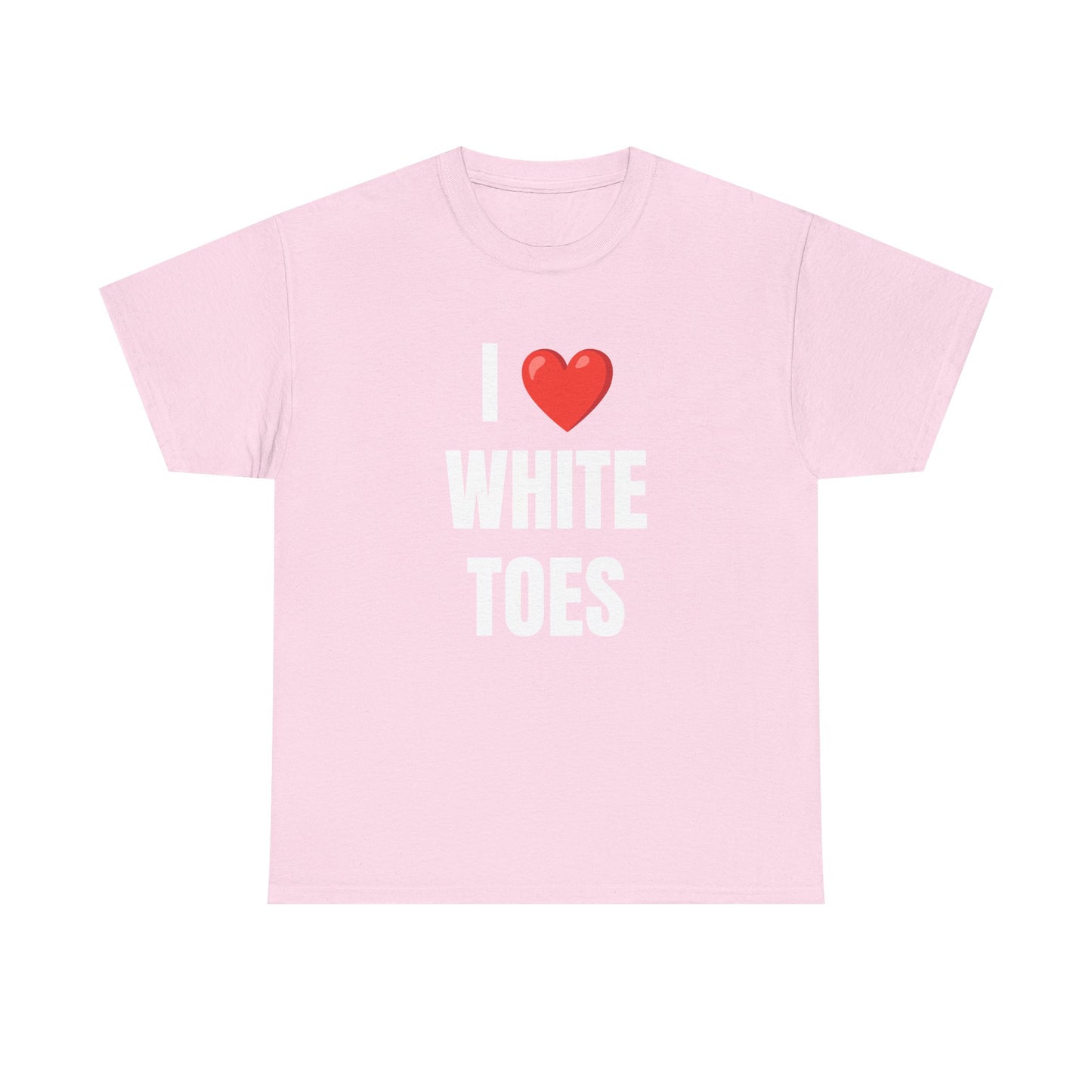 I White Toes Unisex Heavy Cotton Tee