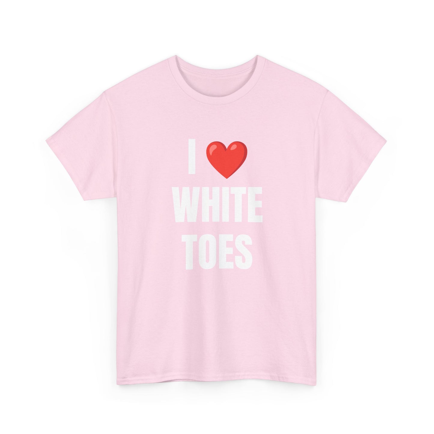 I White Toes Unisex Heavy Cotton Tee