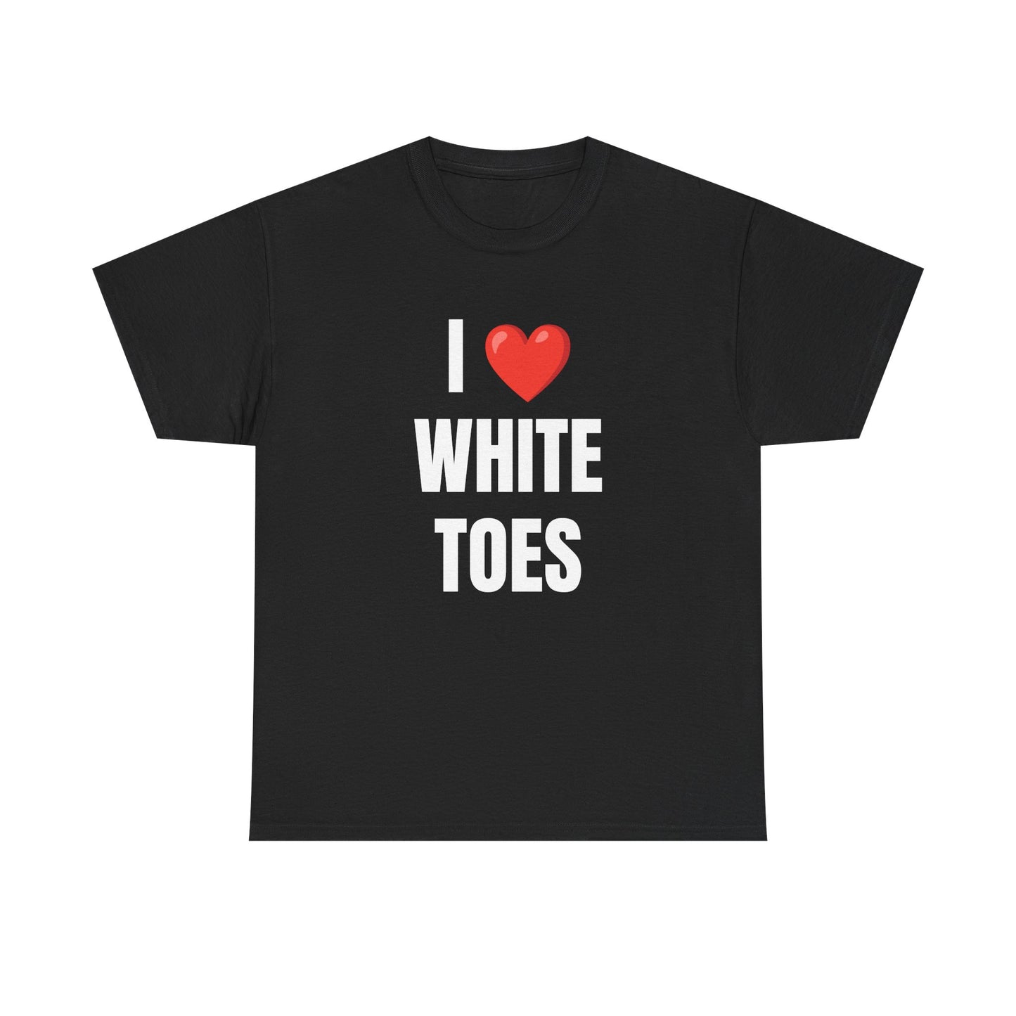 I White Toes Unisex Heavy Cotton Tee