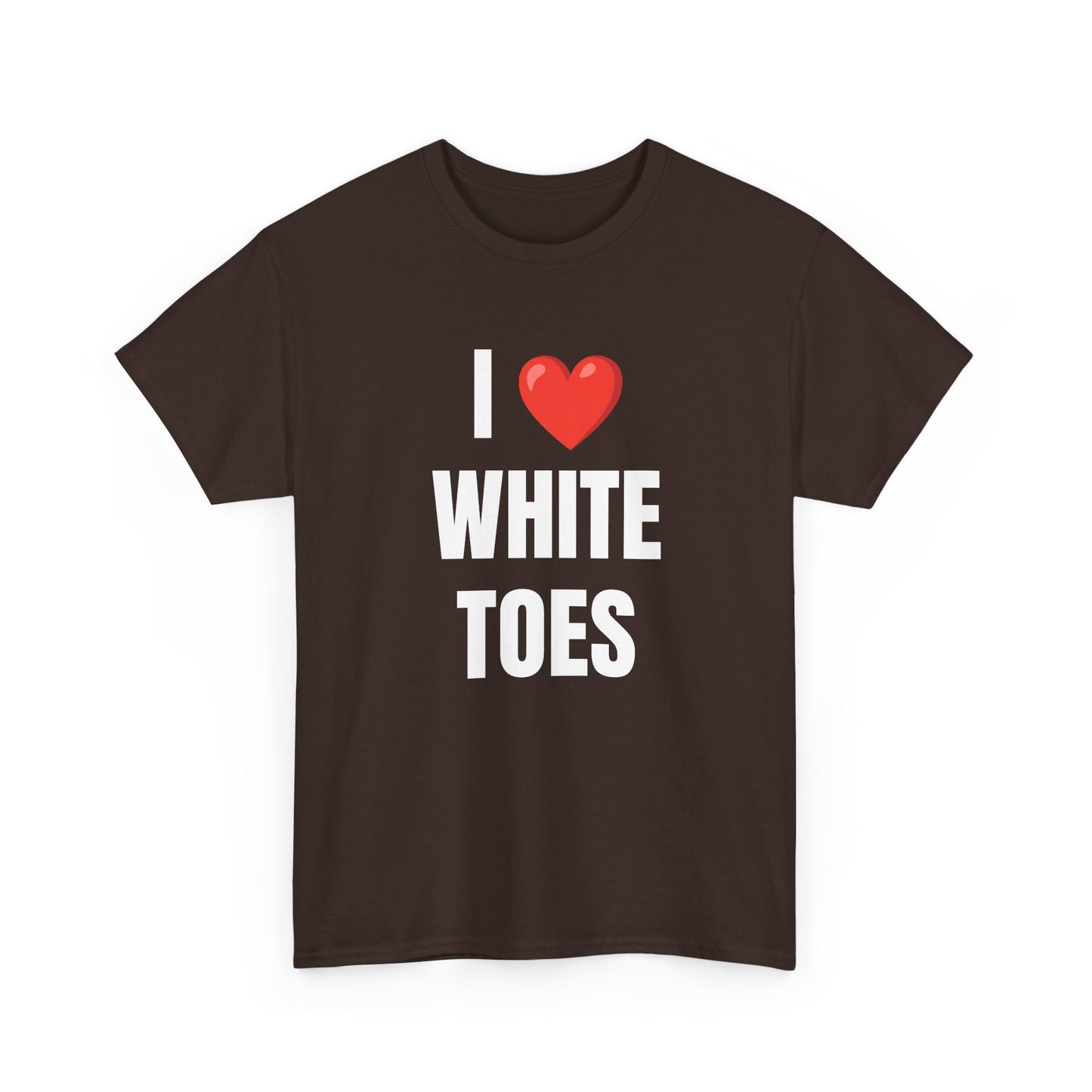 I White Toes Unisex Heavy Cotton Tee