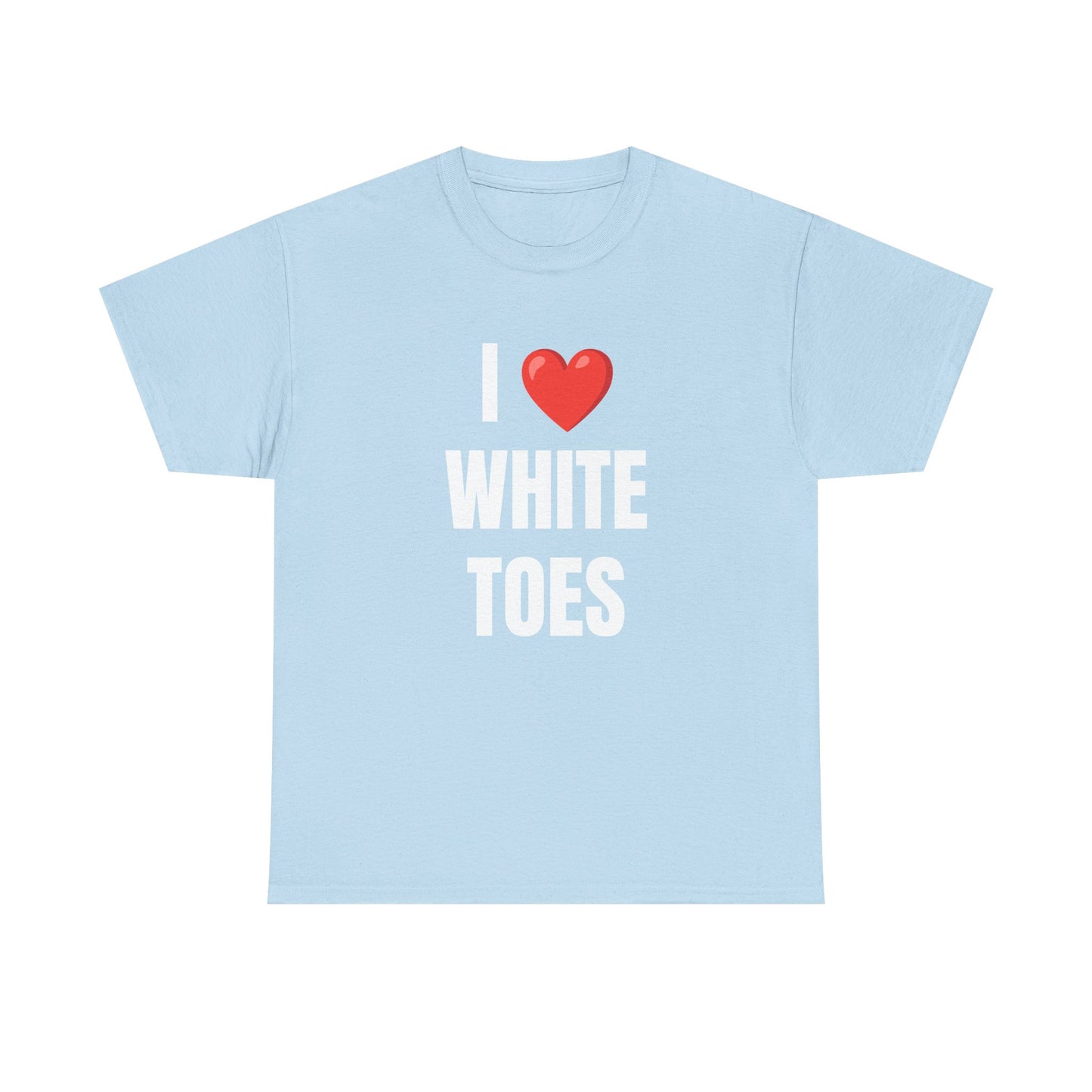 I White Toes Unisex Heavy Cotton Tee