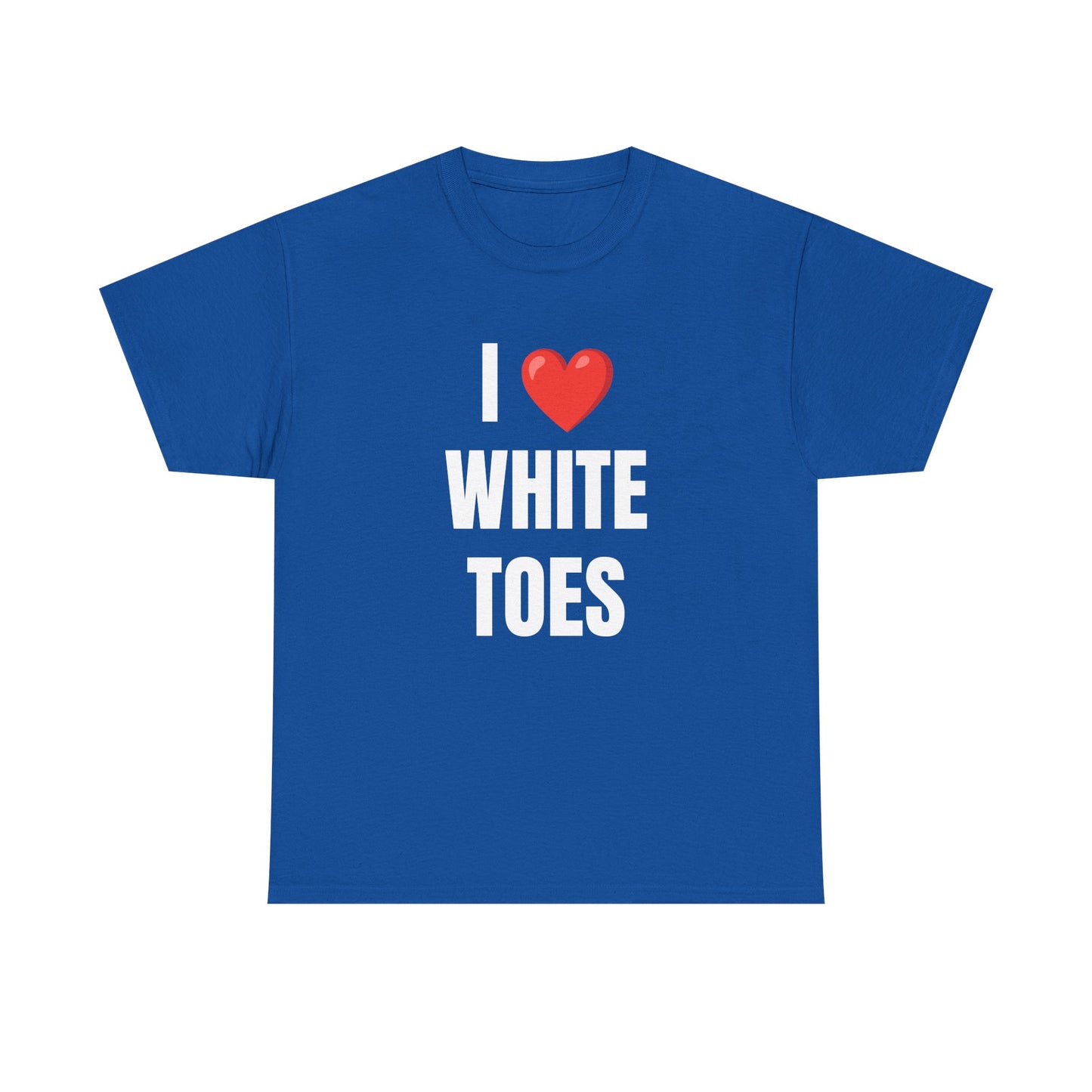 I White Toes Unisex Heavy Cotton Tee