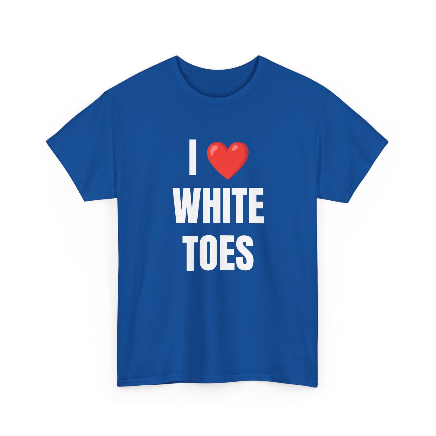 I White Toes Unisex Heavy Cotton Tee