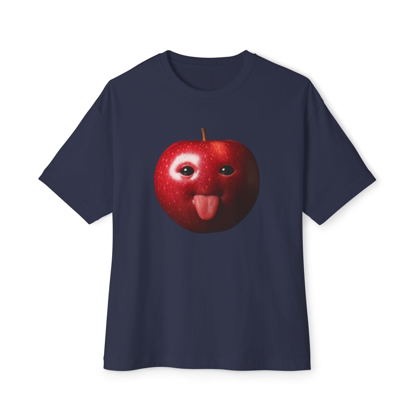 Apple Graphic Tee, Oversized Boxy T-Shirt,