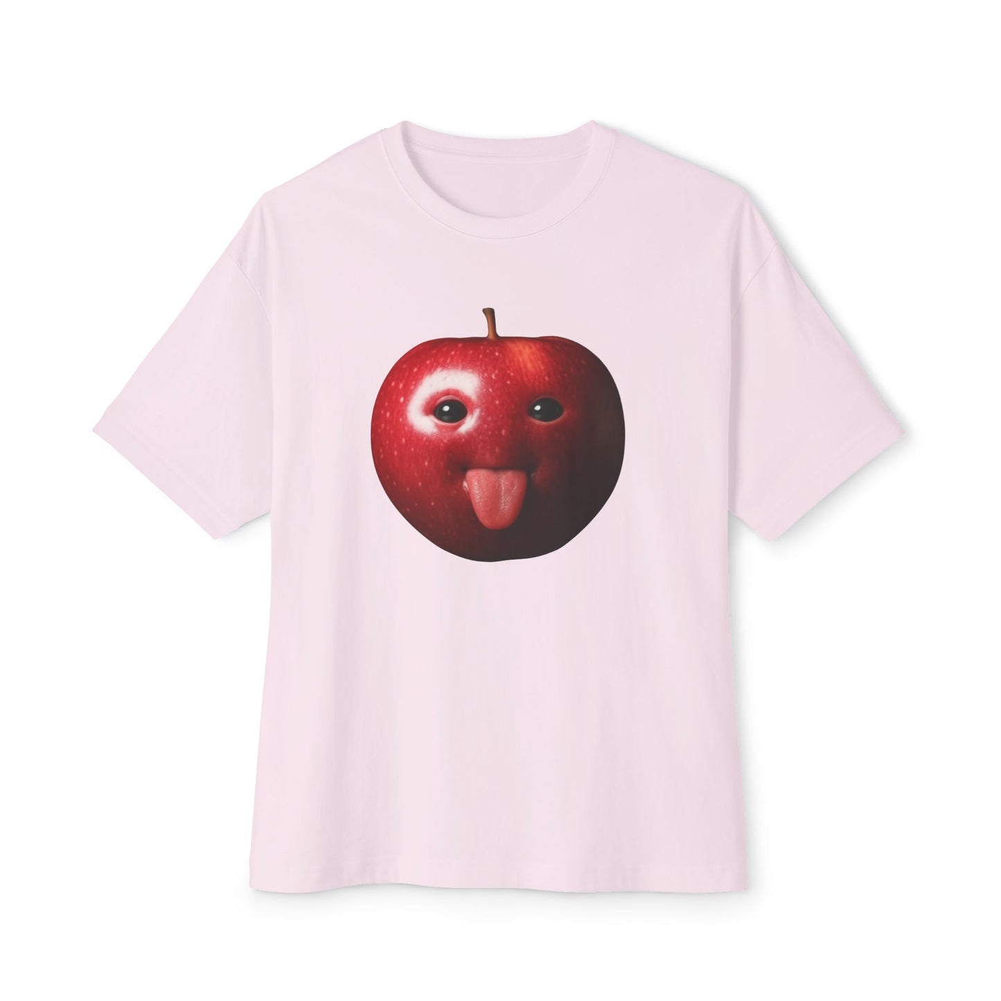 Apple Graphic Tee, Oversized Boxy T-Shirt,
