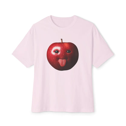 Apple Graphic Tee, Oversized Boxy T-Shirt,