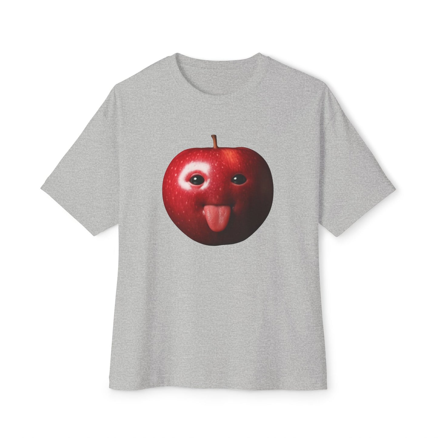 Apple Graphic Tee, Oversized Boxy T-Shirt,